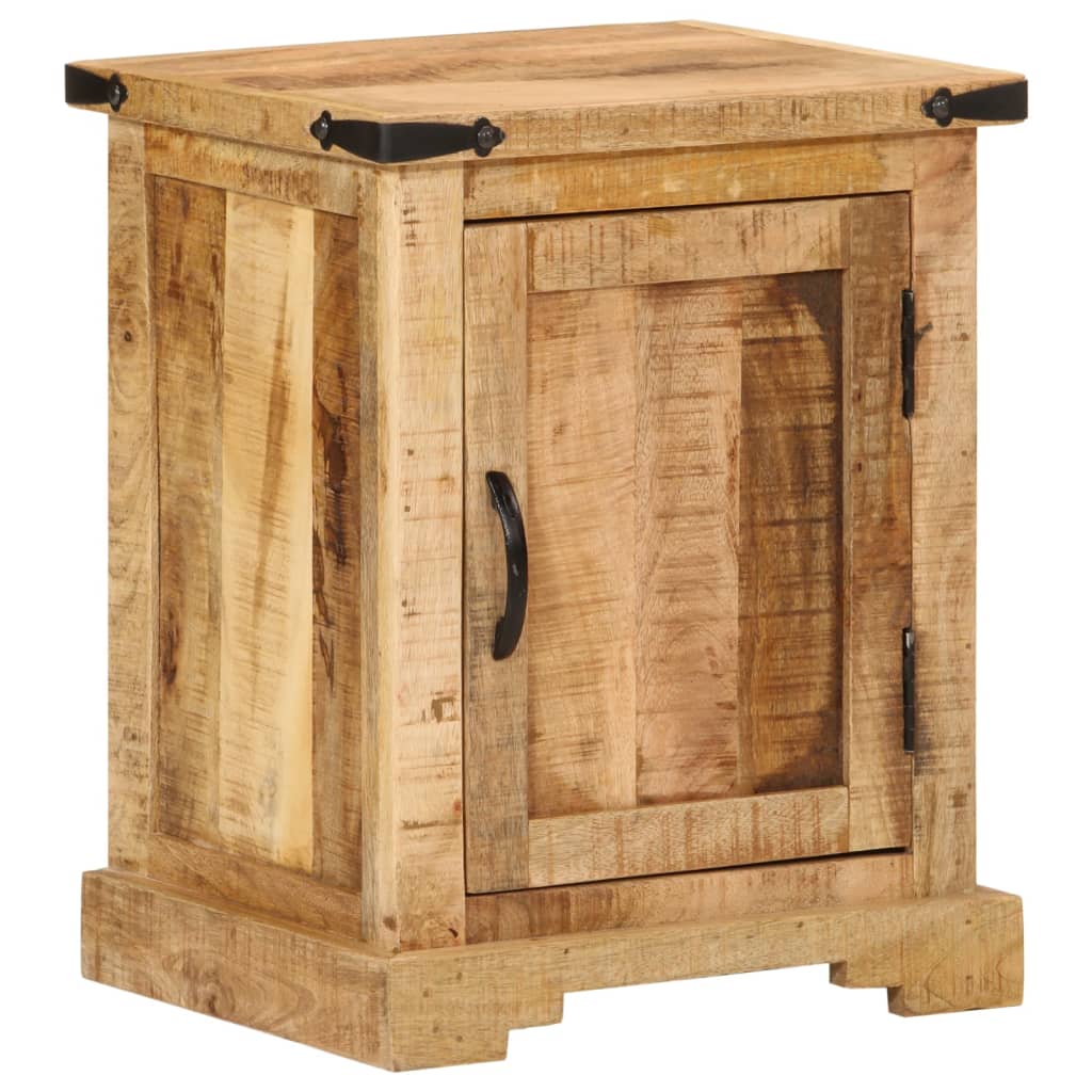 Table de chevet 40x35x50 cm bois de manguier massif - XIOS