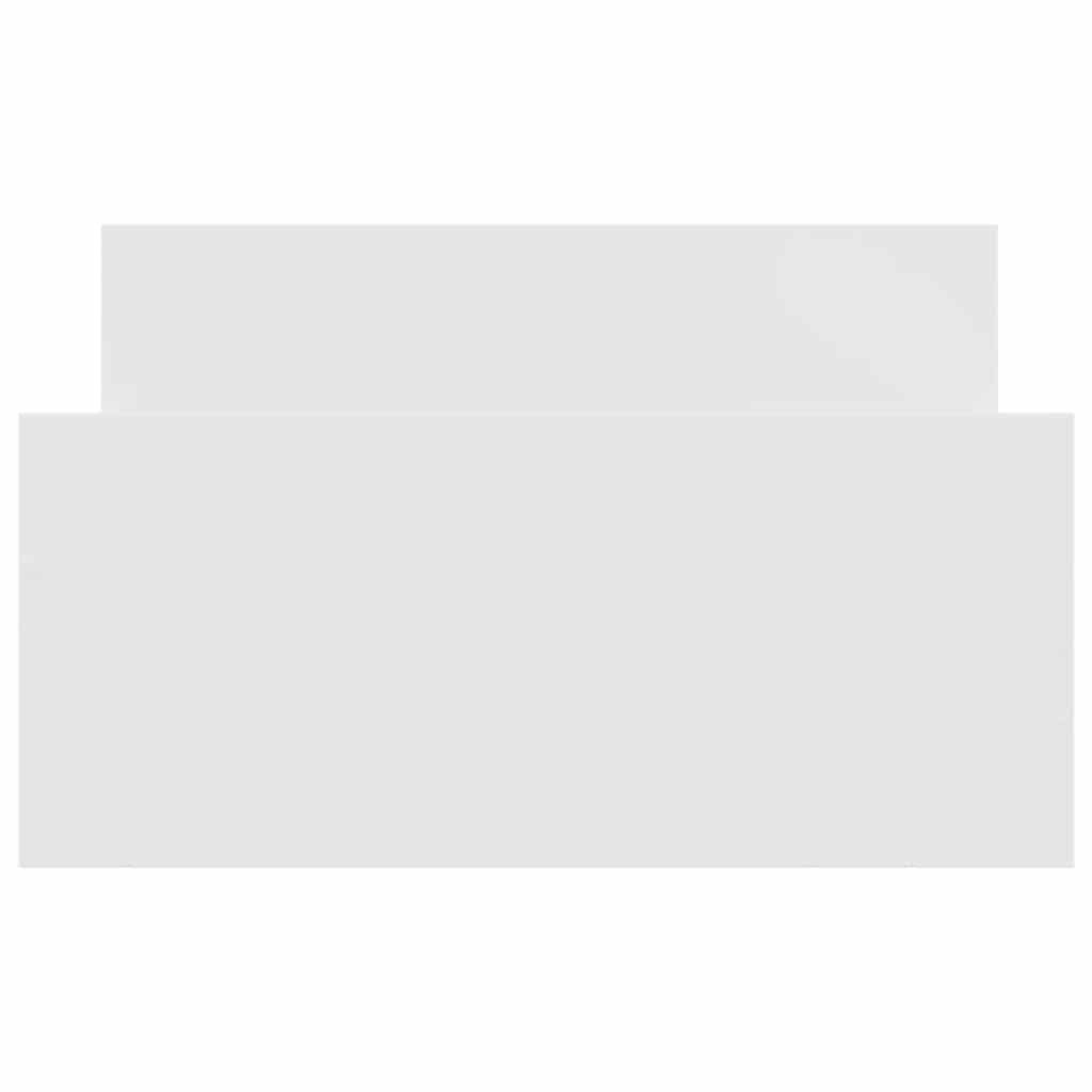 Cadre de lit sans matelas blanc 90x200 cm bois d'ingénierie - XIOS