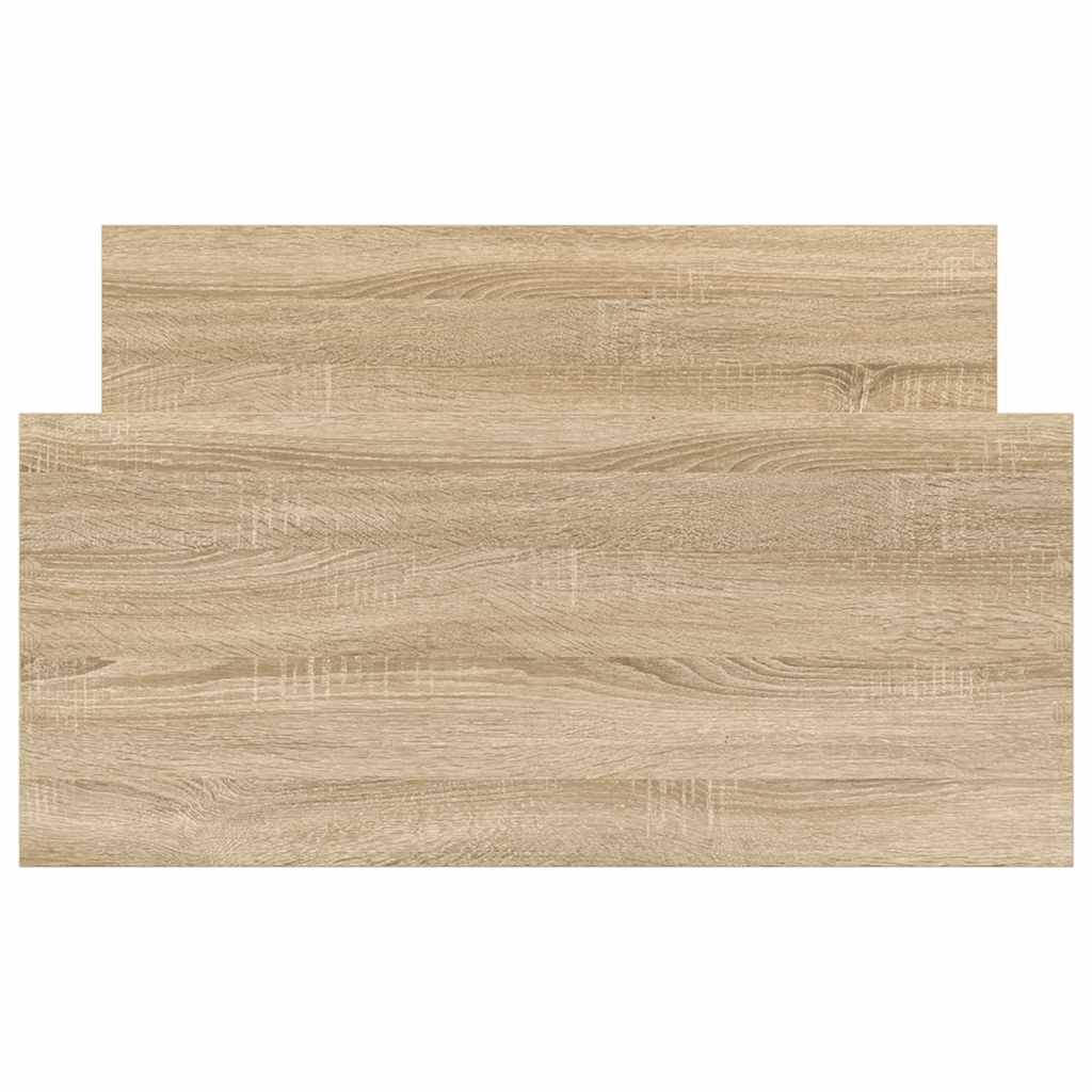 Cadre de lit sans matelas chêne sonoma 75x190 cm - XIOS