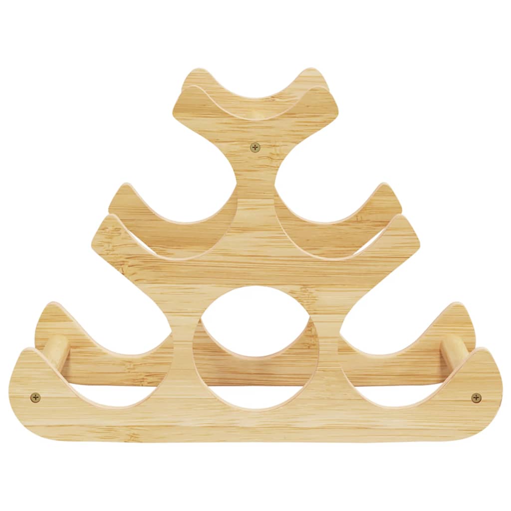 Casier à vin pour 6 bouteilles 35x18x25,5 cm bambou - XIOS