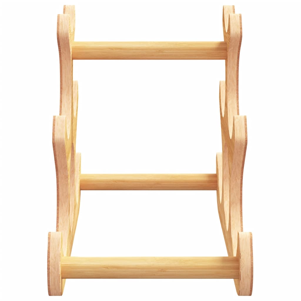 Casier à vin pour 6 bouteilles 35x18x25,5 cm bambou - XIOS