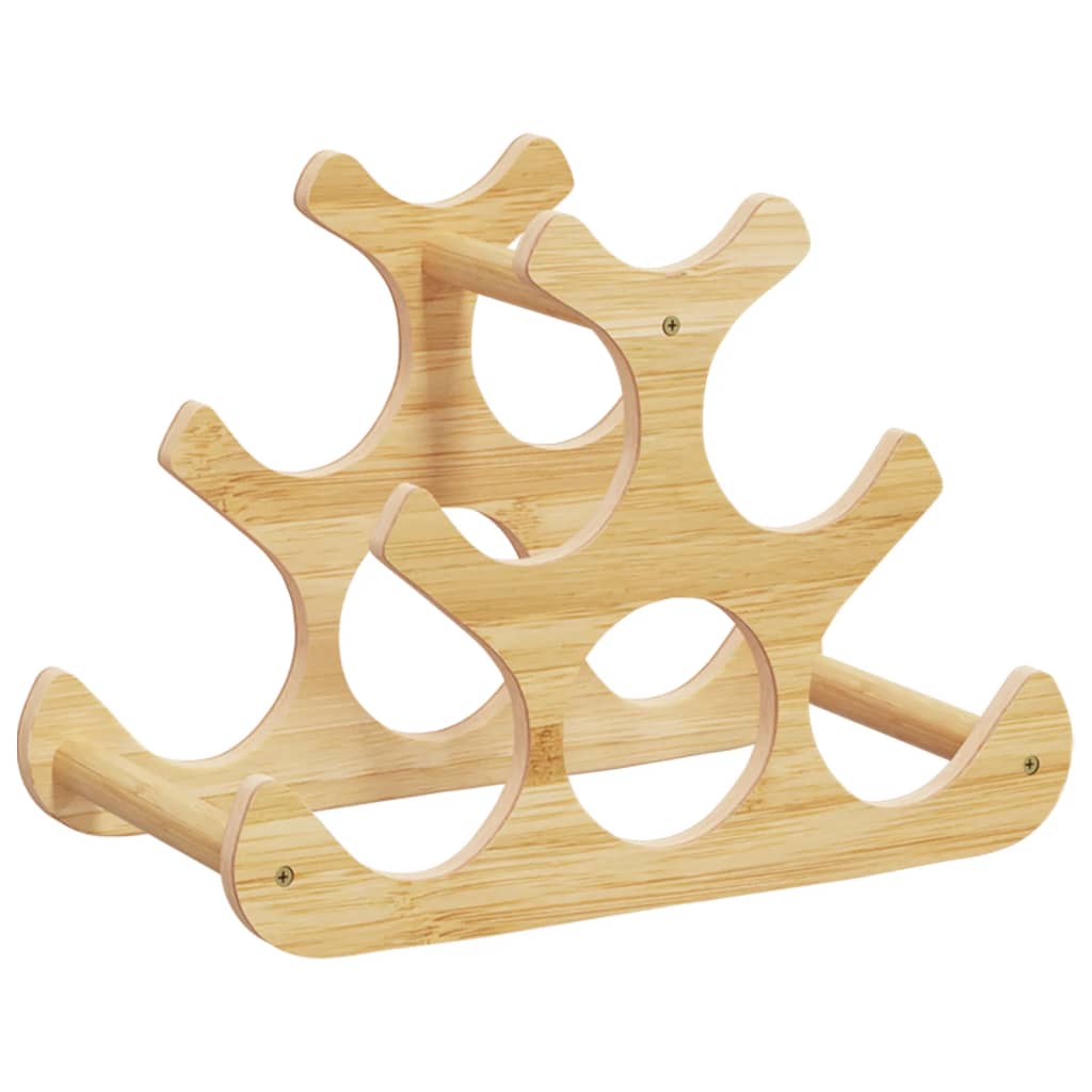 Casier à vin pour 6 bouteilles 35x18x25,5 cm bambou - XIOS