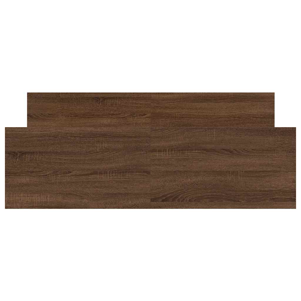 Cadre de lit sans matelas chêne marron 140x200 cm - XIOS