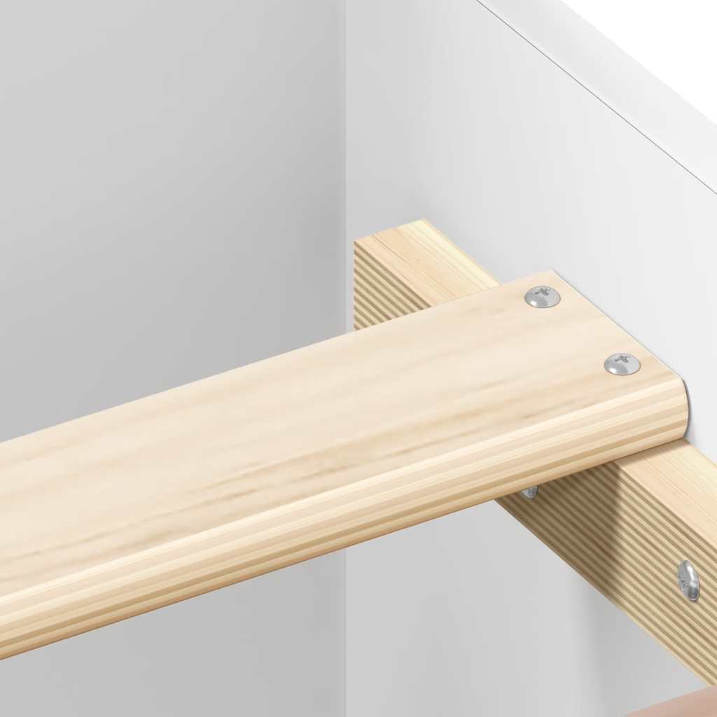Cadre de lit sans matelas blanc 180x200 cm - XIOS