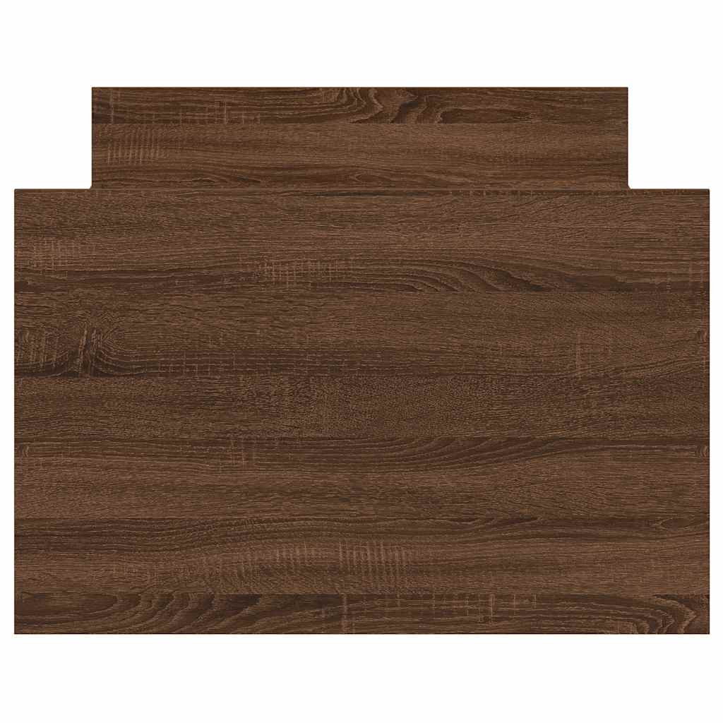 Cadre de lit sans matelas chêne marron 90x200 cm