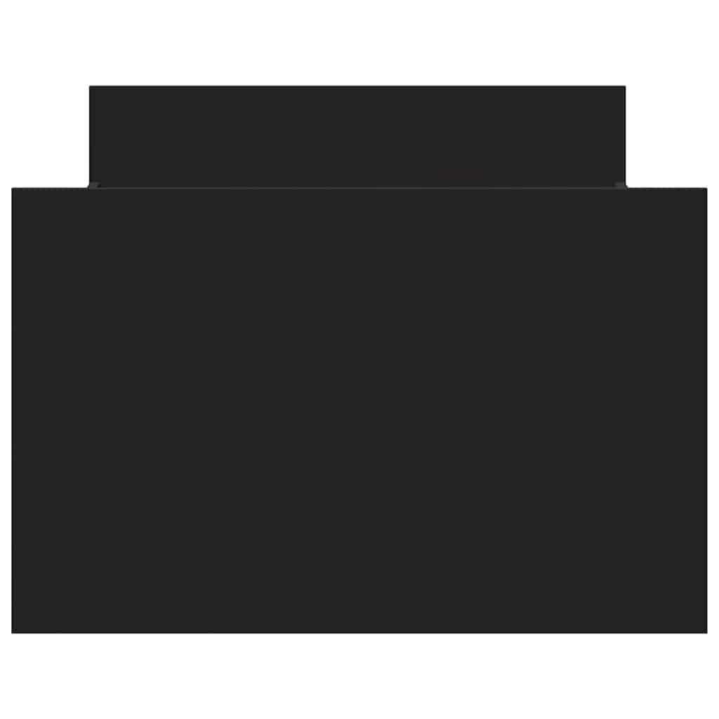 Cadre de lit sans matelas noir 75x190 cm - XIOS