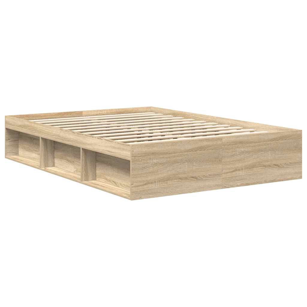 Cadre de lit sans matelas chêne sonoma 120x200 cm - XIOS