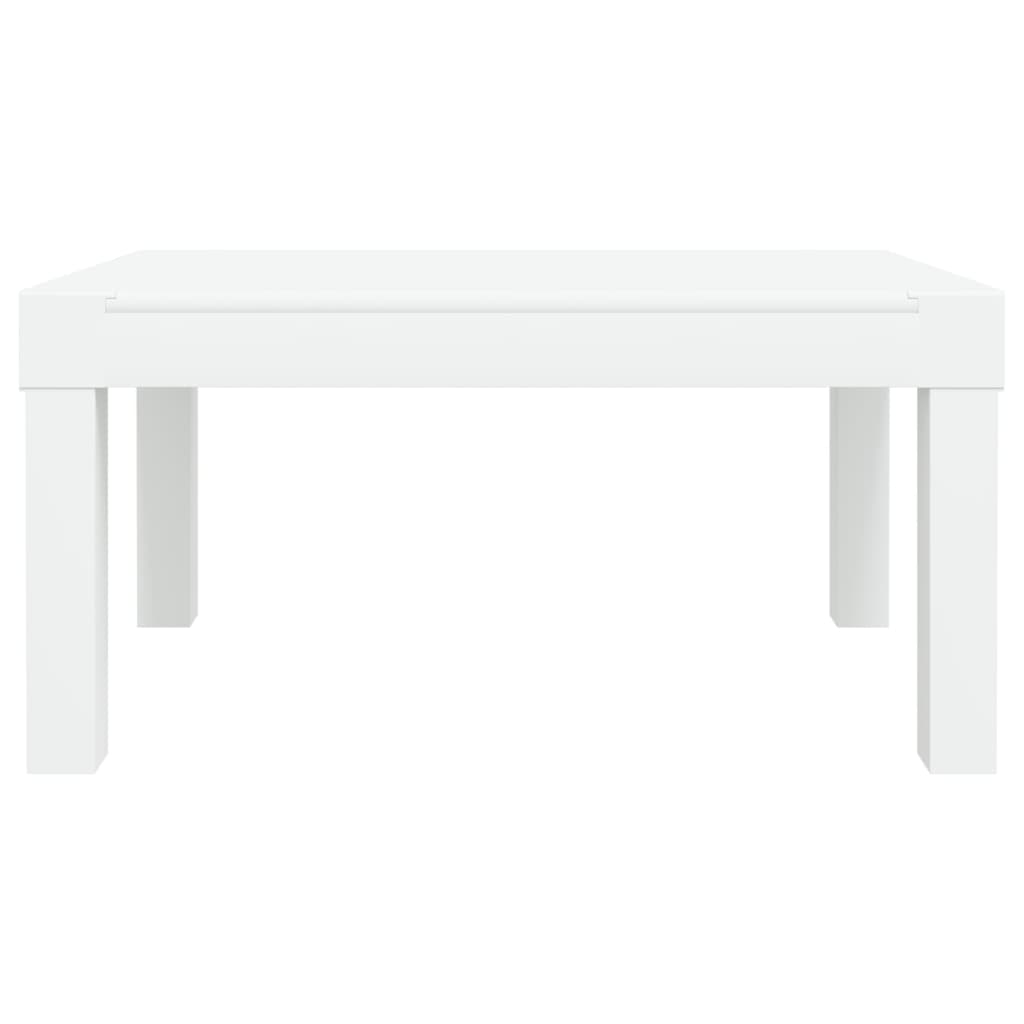 Salon de jardin avec coussins 3 pcs blanc PP
