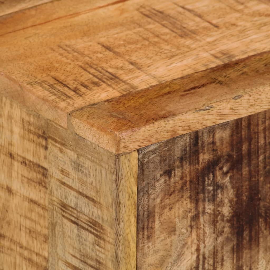 Table de chevet murale 40x30x25 cm bois de manguier massif - XIOS