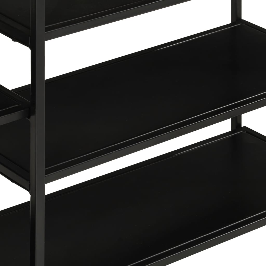 Table console 110x30x75 cm bois de manguier massif brut et fer - XIOS