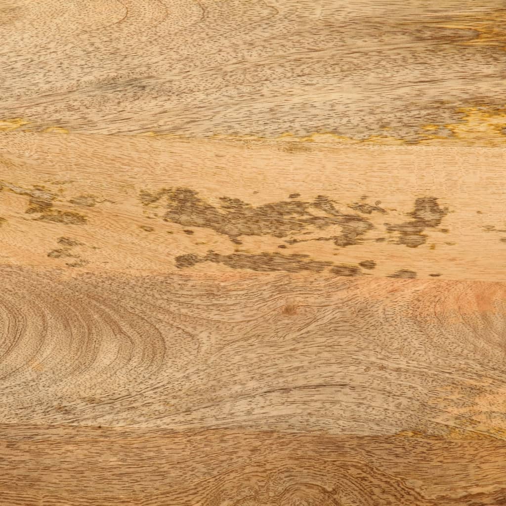 Bureau avec tiroirs 105x55x70 cm bois de manguier massif et fer - XIOS