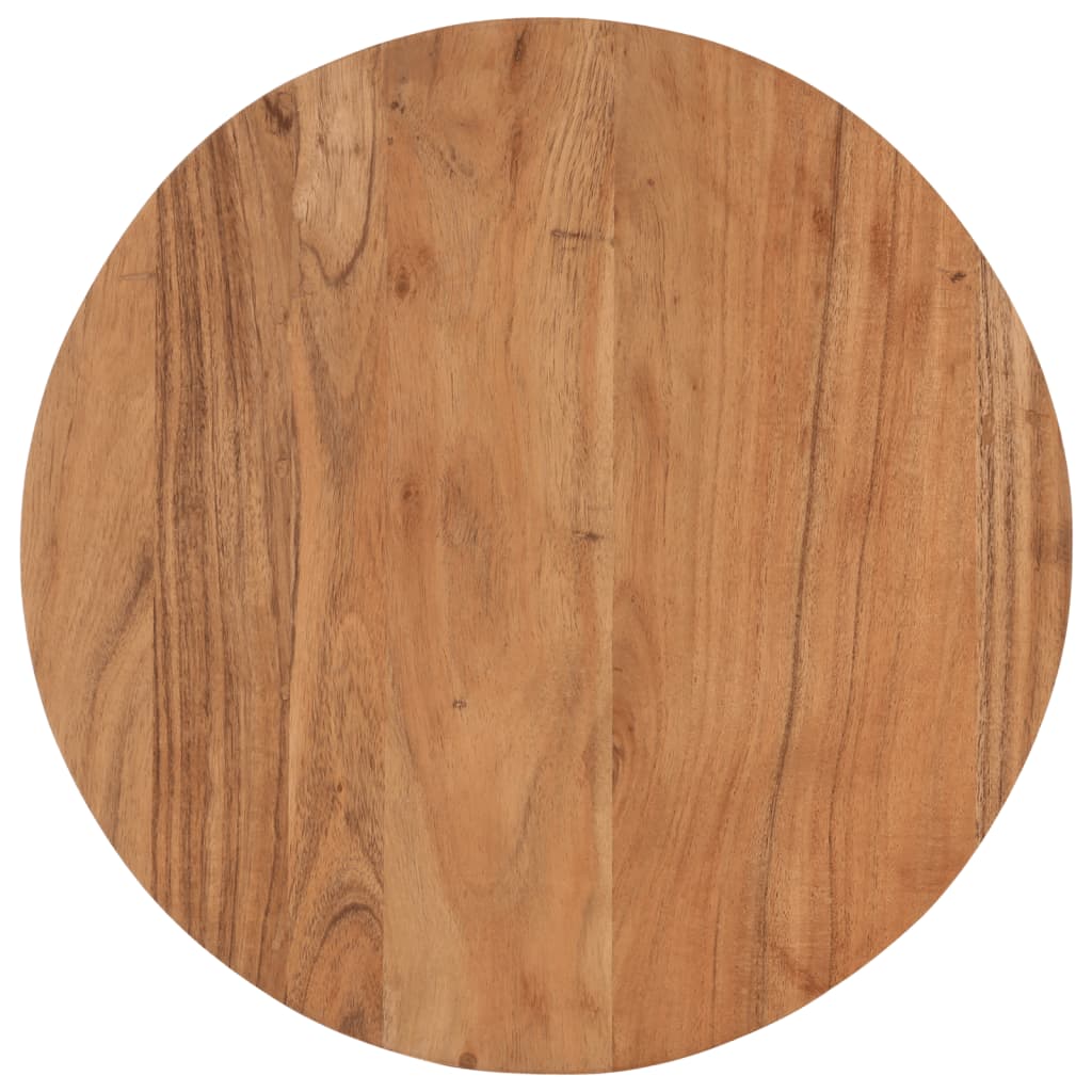 Table basse 45x45x35 cm bois massif acacia et fer - XIOS