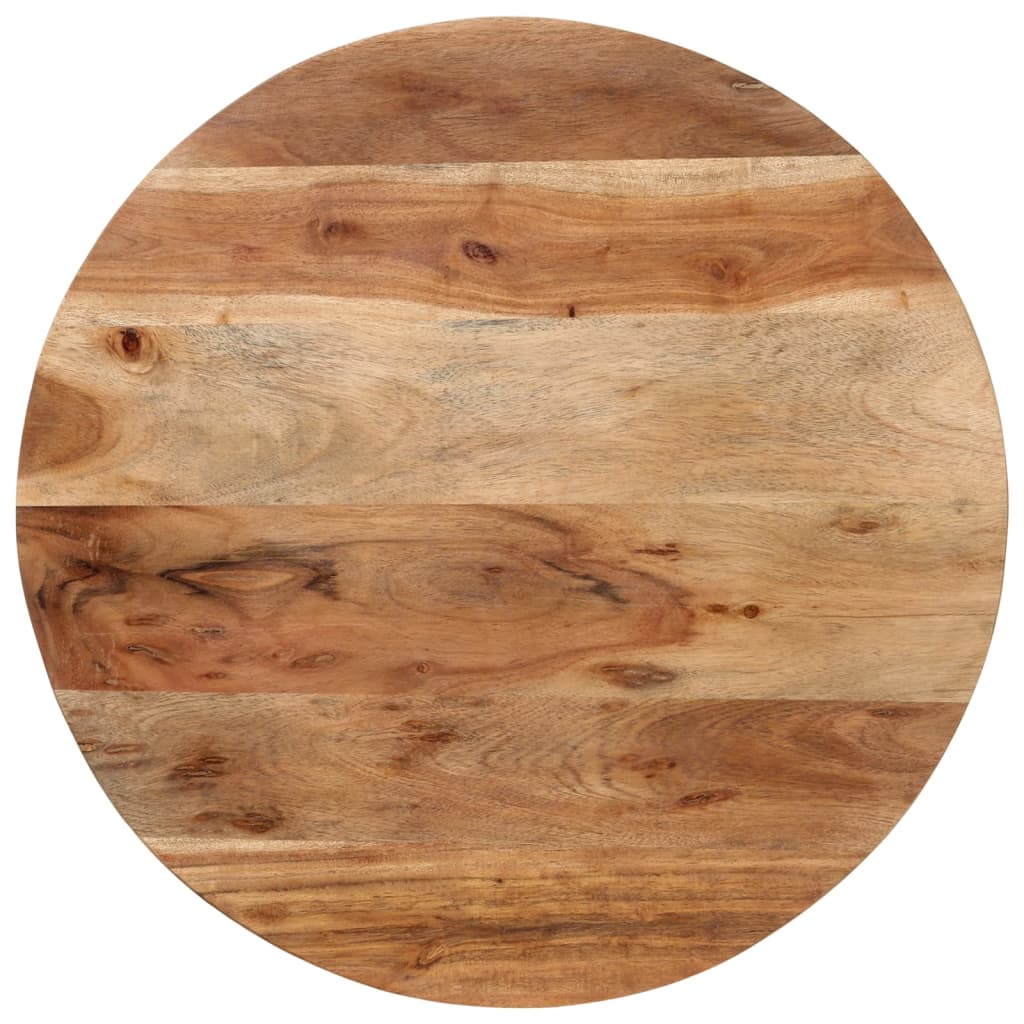 Table basse 55x55x45 cm bois massif acacia et fer - XIOS