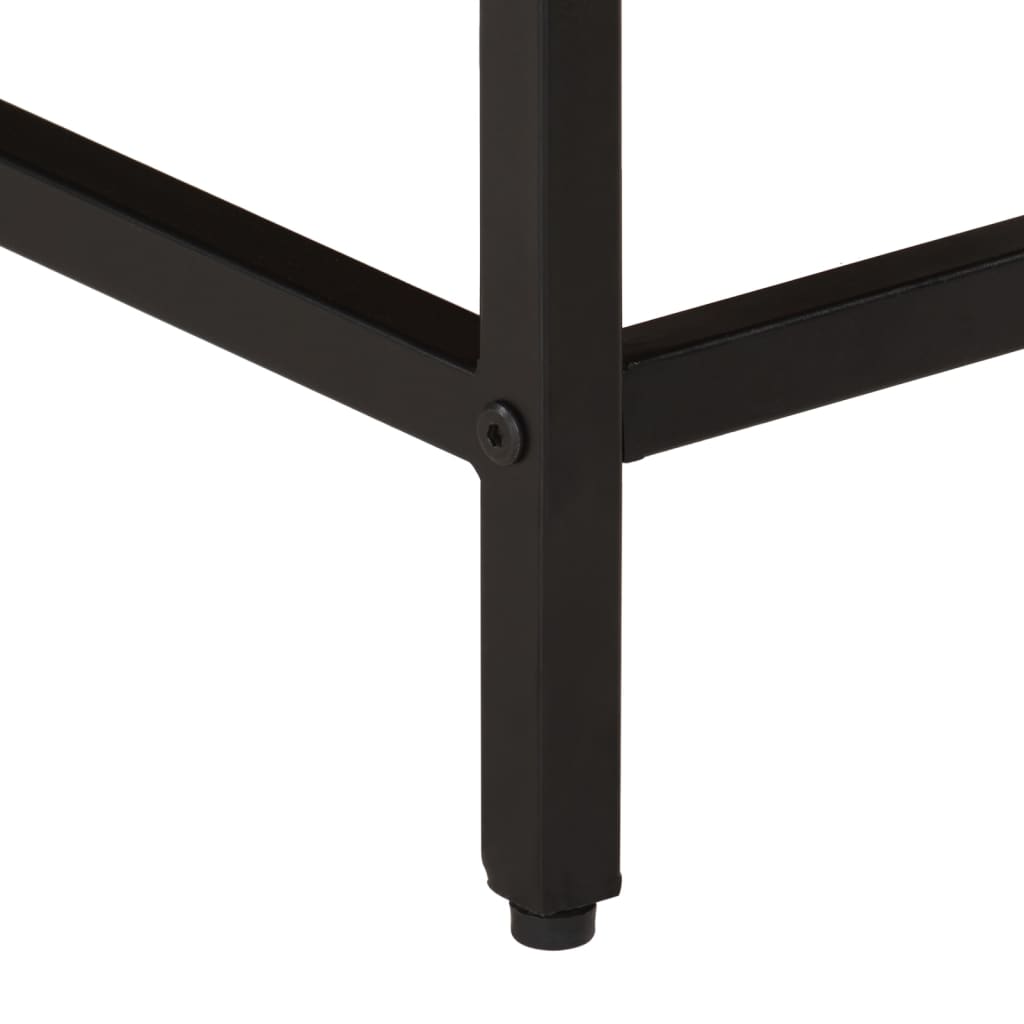 Table de chevet 40x40x45 cm bois de manguier massif - XIOS