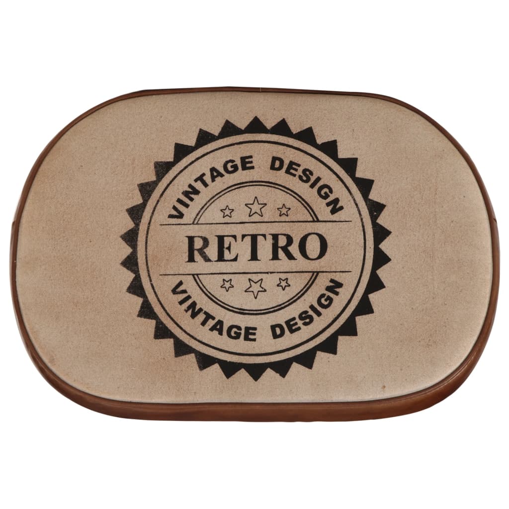 Tabourets de bar lot de 2 marron foncé 44x37,5x78 cm - XIOS