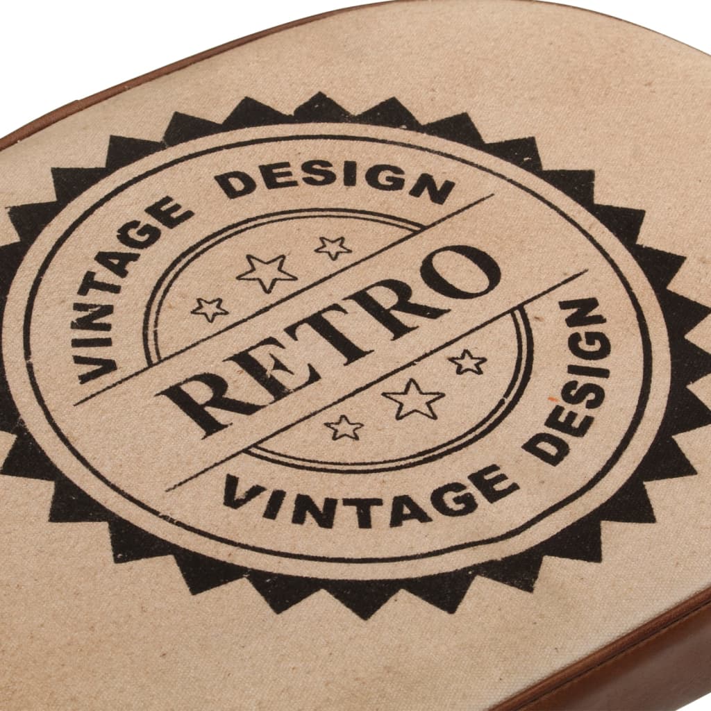 Tabourets de bar lot de 2 marron foncé 41x29x62 cm - XIOS