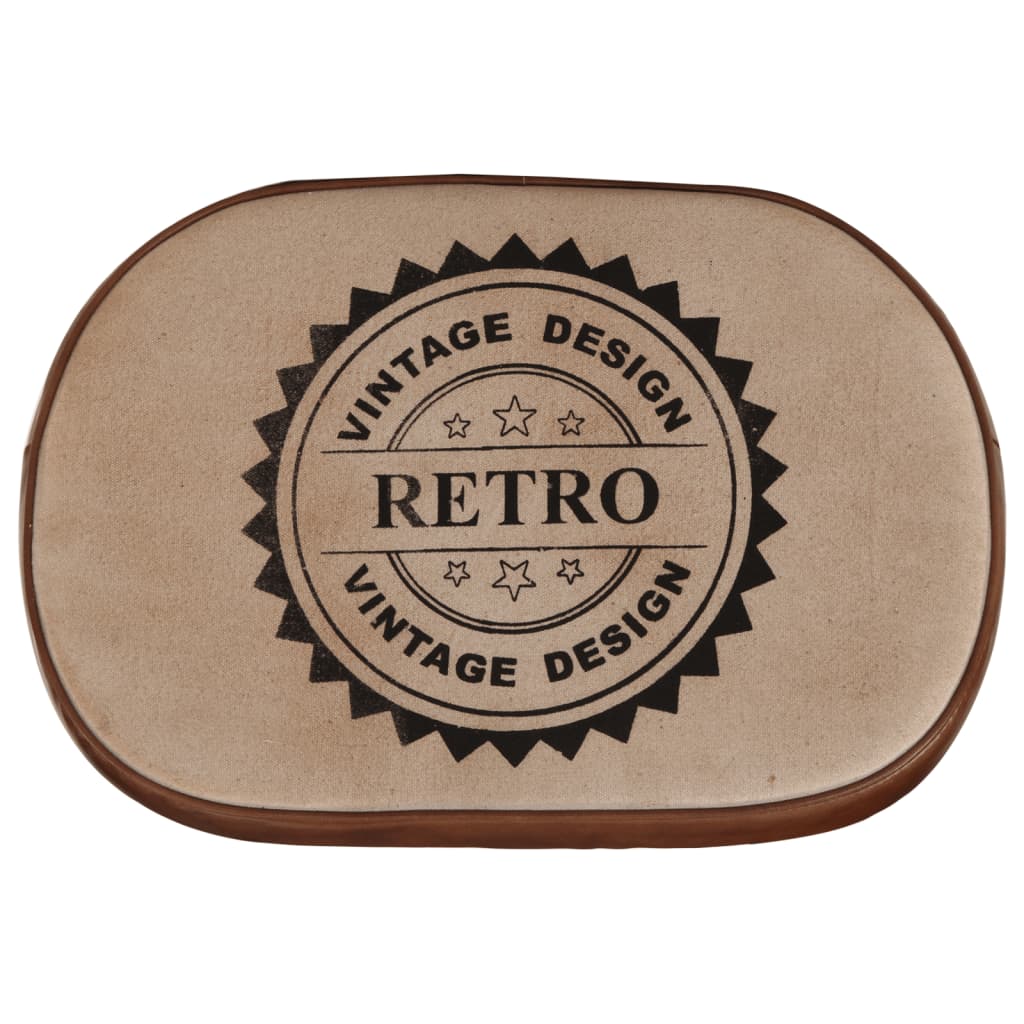 Tabourets de bar lot de 2 marron foncé 40x29,5x53 cm - XIOS