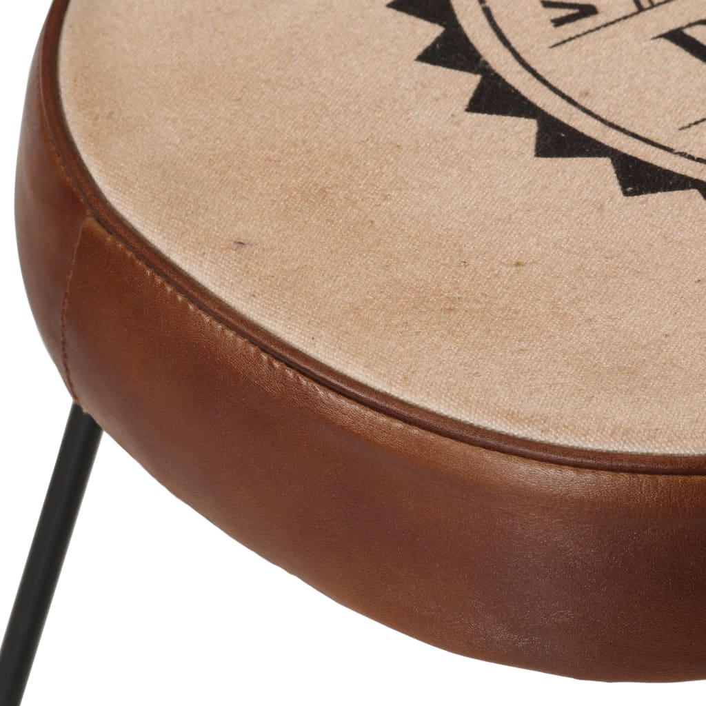 Tabourets de bar lot de 2 marron foncé 40x29,5x53 cm - XIOS