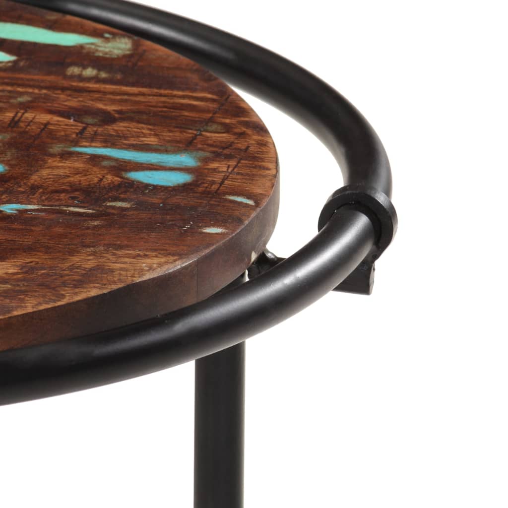 Tables gigognes 3 pcs bois massif de récupération - XIOS