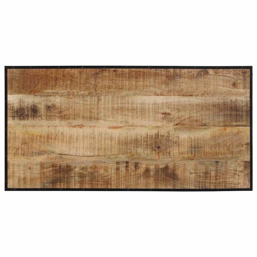 Table de bar 110x55x107 cm bois de manguier massif brut - XIOS