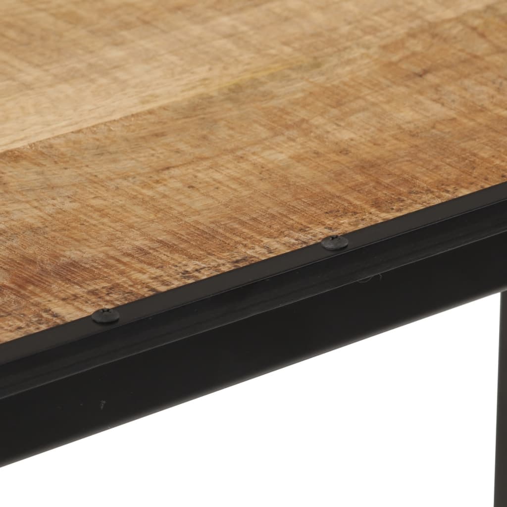 Table de bar 110x55x107 cm bois de manguier massif brut - XIOS