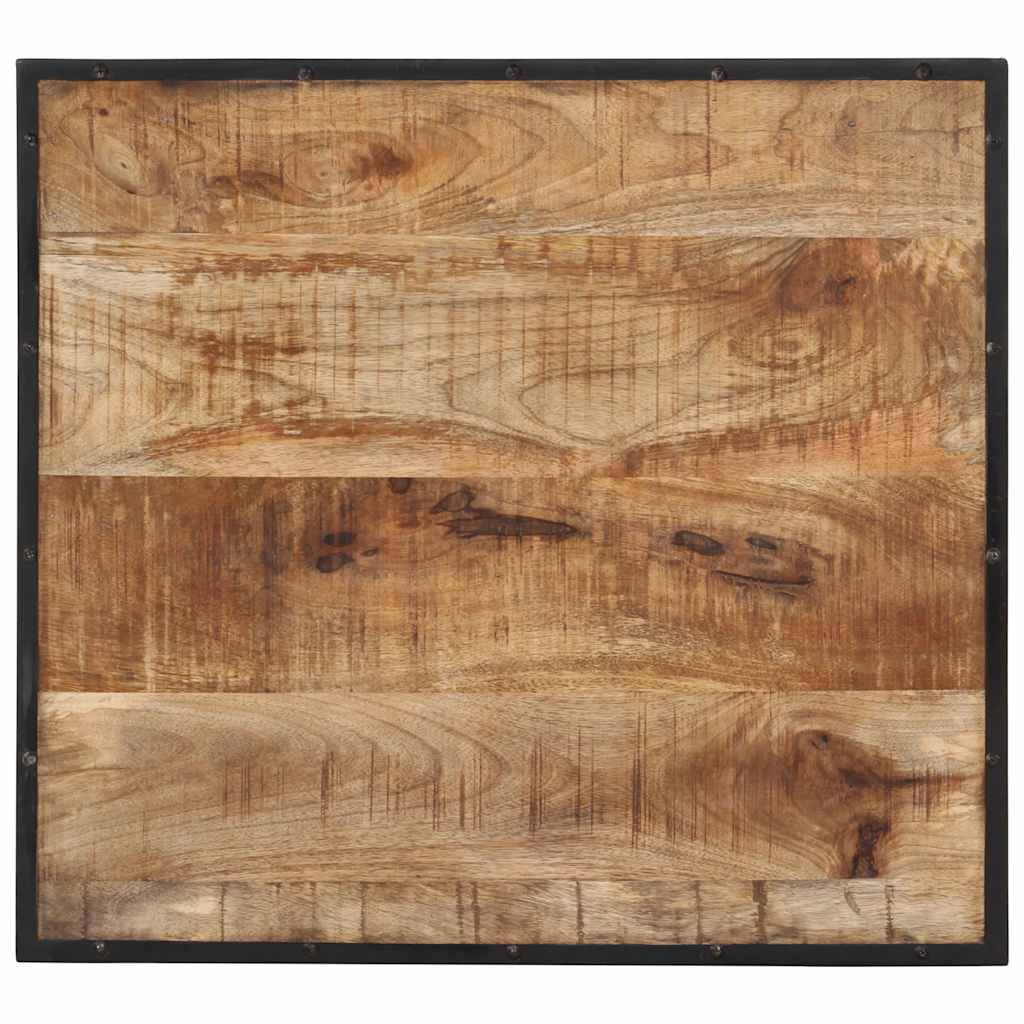 Table de bar 60x55x107 cm bois de manguier massif brut - XIOS