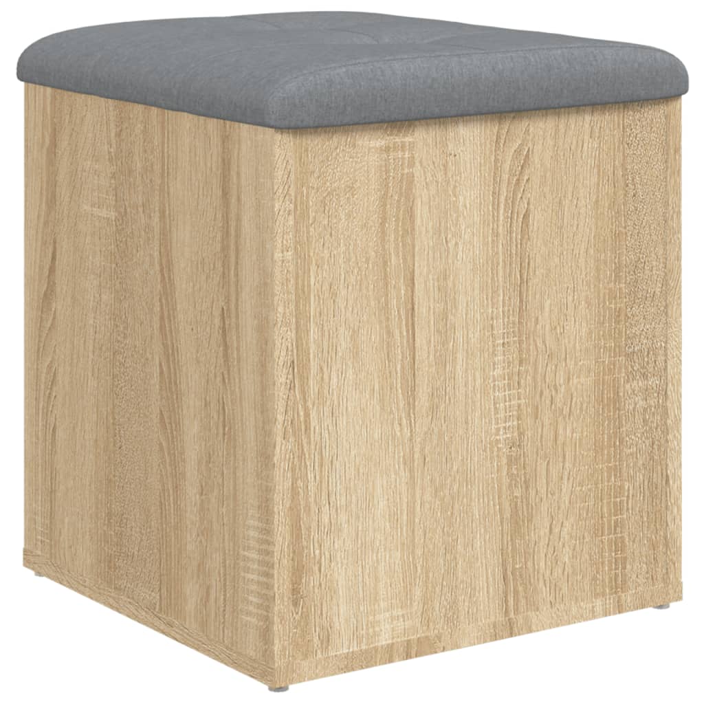 Banc de rangement Chêne Sonoma 42x42x45 cm Bois d'ingénierie - XIOS