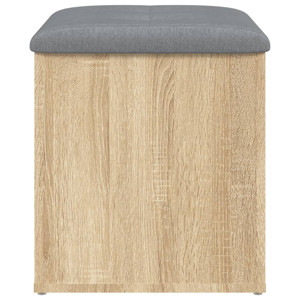 Banc de rangement Chêne Sonoma 42x42x45 cm Bois d'ingénierie - XIOS