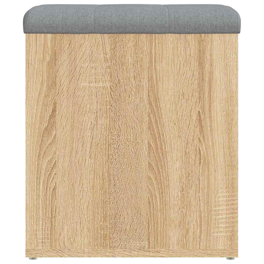 Banc de rangement Chêne Sonoma 42x42x45 cm Bois d'ingénierie - XIOS