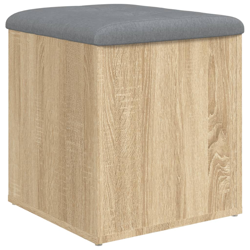 Banc de rangement Chêne Sonoma 42x42x45 cm Bois d'ingénierie - XIOS