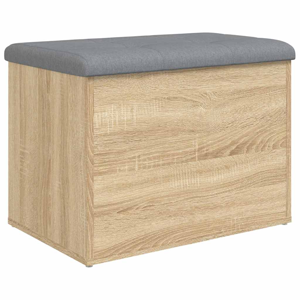 Banc de rangement Chêne Sonoma 62x42x45 cm Bois d'ingénierie - XIOS