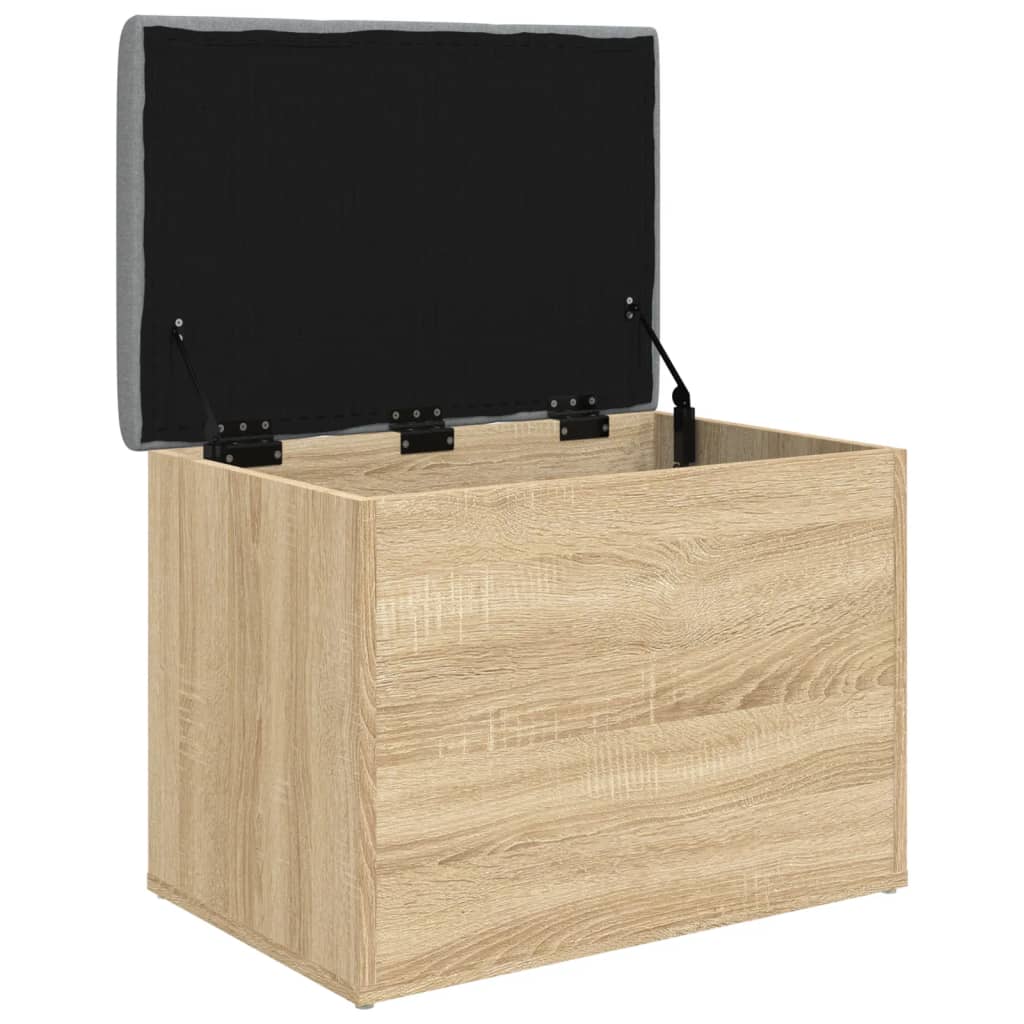 Banc de rangement chêne sonoma 62x42x45 cm bois d'ingénierie - XIOS