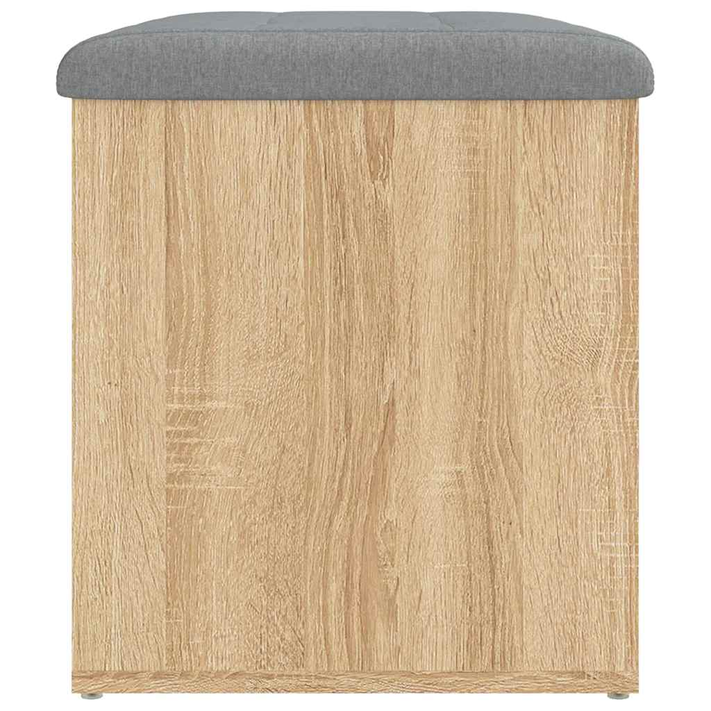 Banc de rangement Chêne Sonoma 62x42x45 cm Bois d'ingénierie - XIOS
