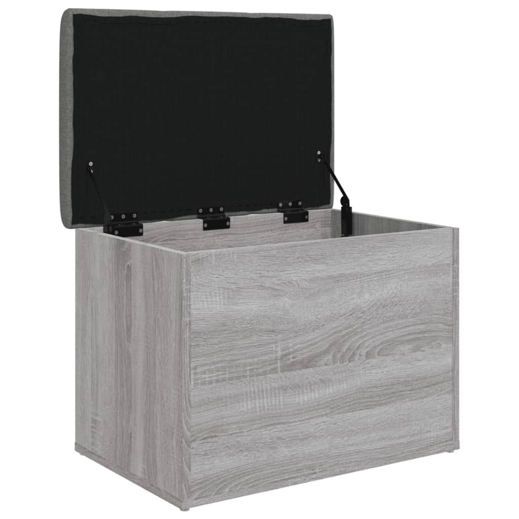 Banc de rangement sonoma gris 62x42x45 cm bois d'ingénierie - XIOS