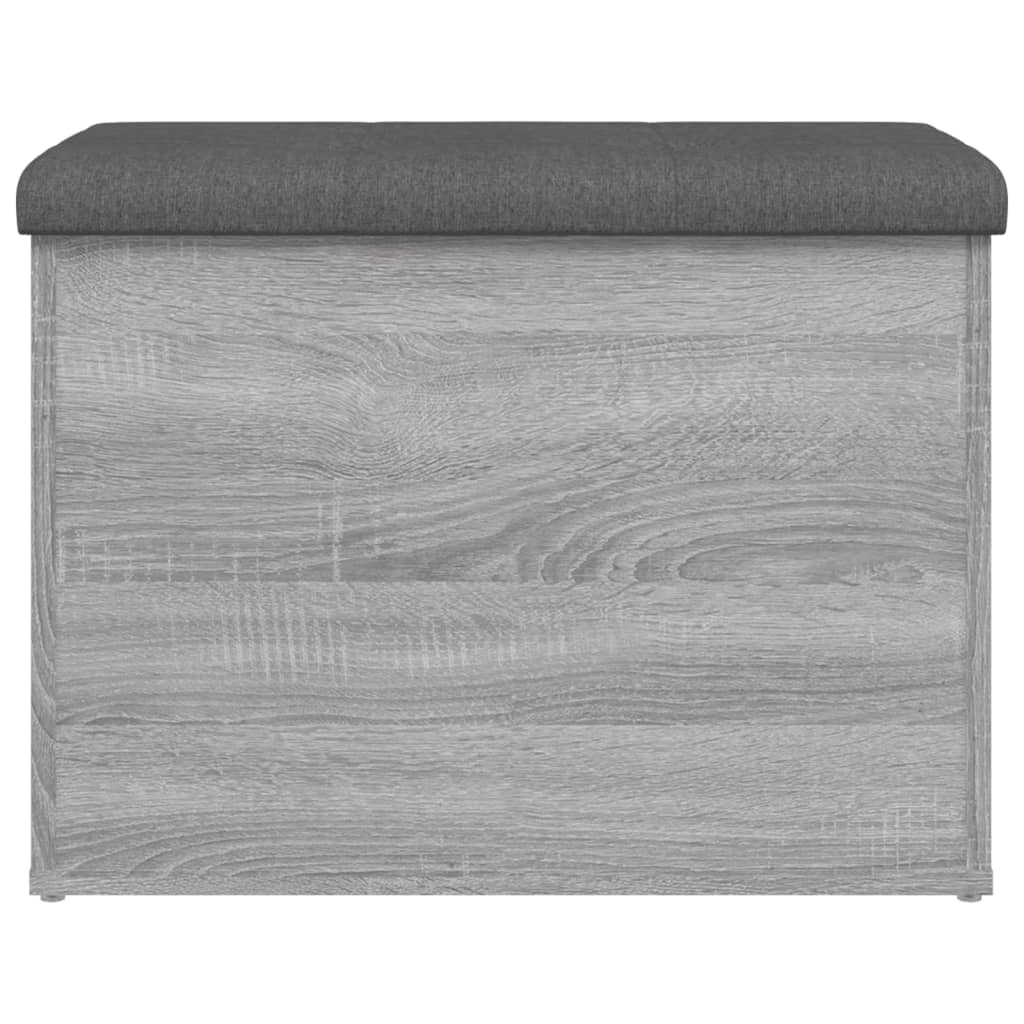 Banc de rangement sonoma gris 62x42x45 cm bois d'ingénierie - XIOS