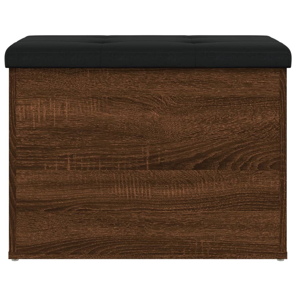 Banc de rangement chêne marron 62x42x45 cm bois d'ingénierie - XIOS