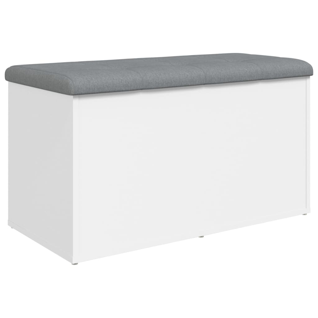 Banc de rangement Blanc 82x42x45 cm Bois d'ingénierie - XIOS