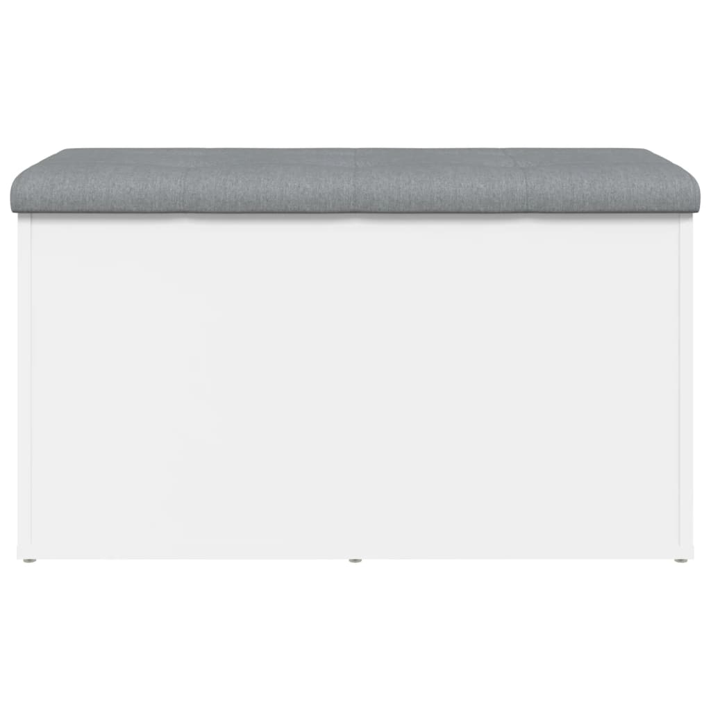 Banc de rangement Blanc 82x42x45 cm Bois d'ingénierie - XIOS