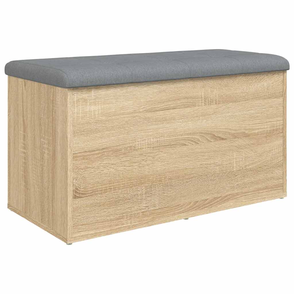 Banc de rangement Chêne Sonoma 82x42x45 cm Bois d'ingénierie - XIOS