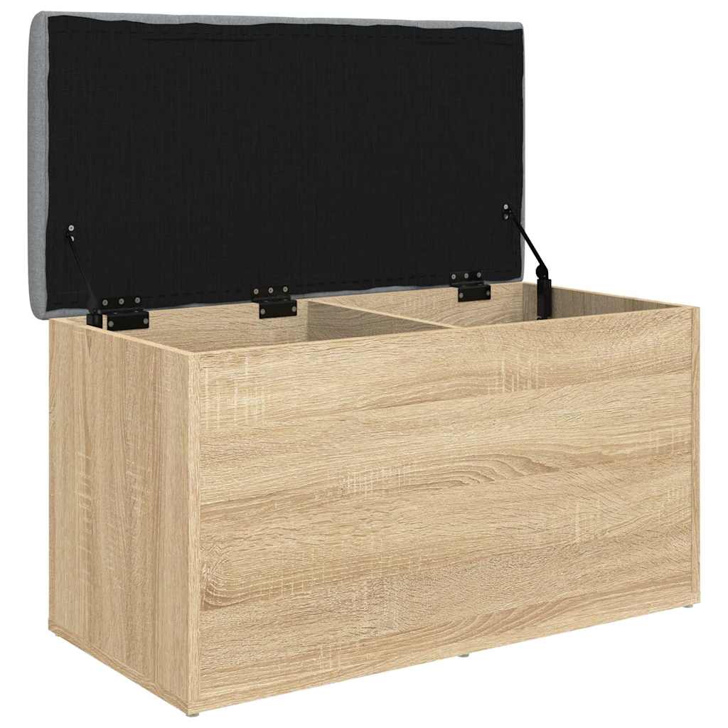 Banc de rangement Chêne Sonoma 82x42x45 cm Bois d'ingénierie - XIOS