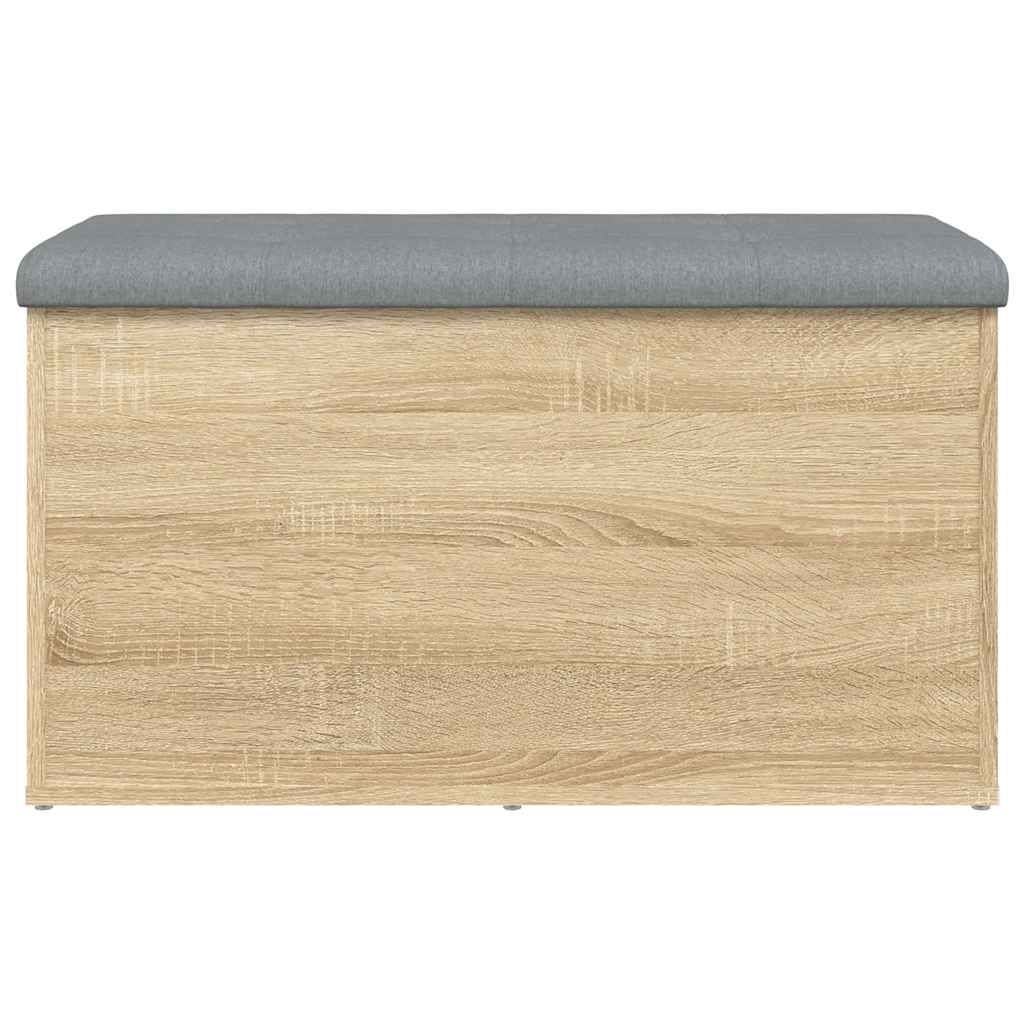 Banc de rangement Chêne Sonoma 82x42x45 cm Bois d'ingénierie - XIOS