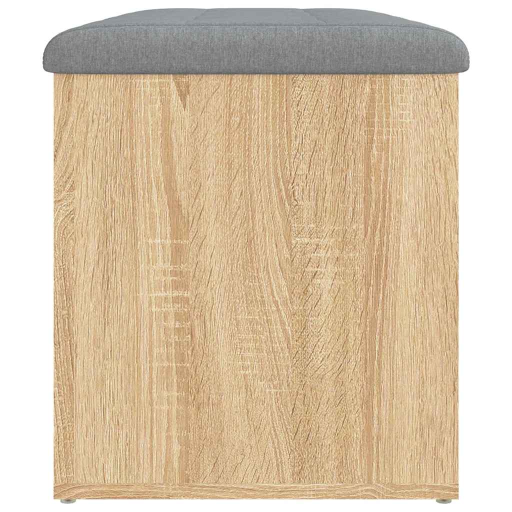 Banc de rangement Chêne Sonoma 82x42x45 cm Bois d'ingénierie - XIOS