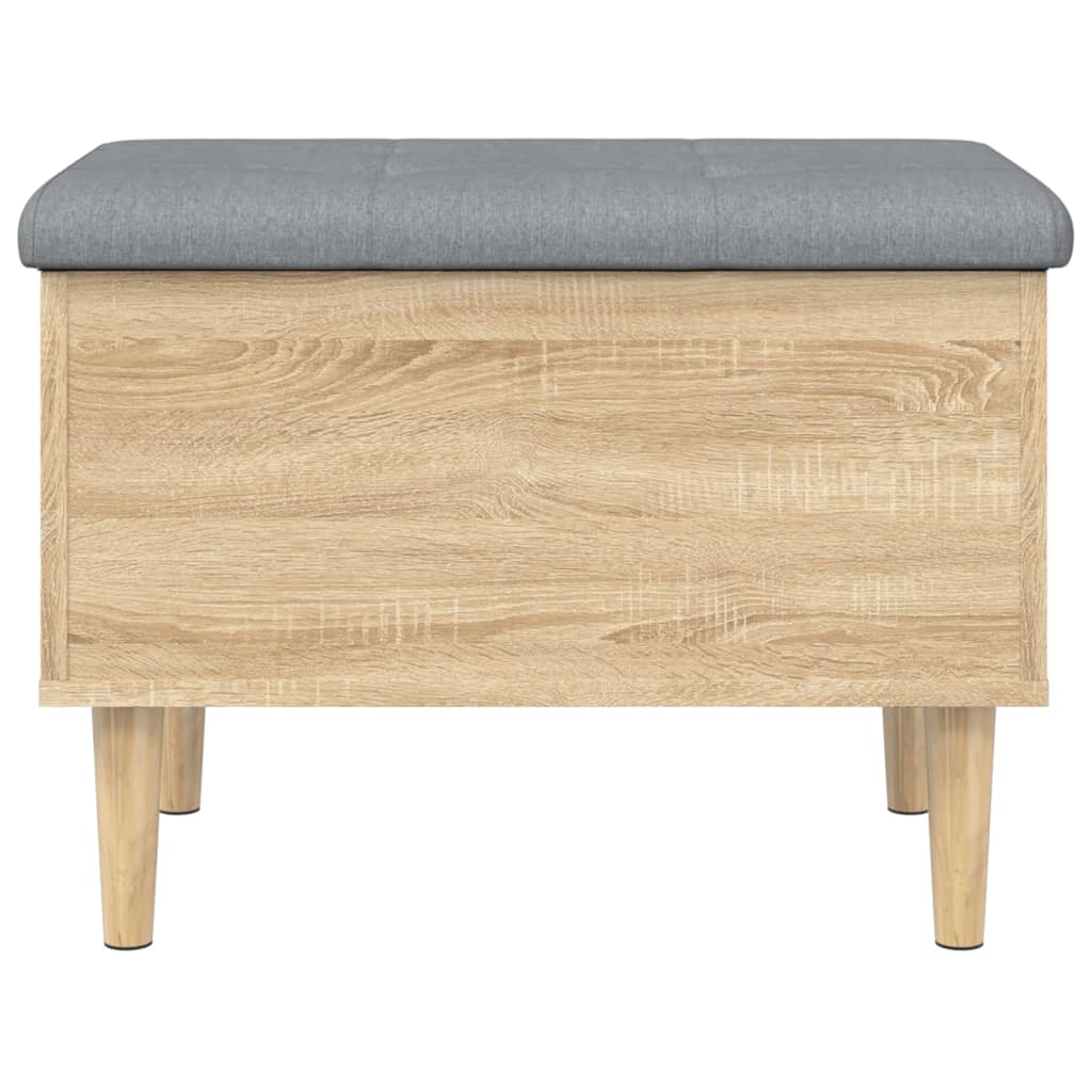 Banc de rangement chêne sonoma 62x42x46 cm bois d'ingénierie - XIOS