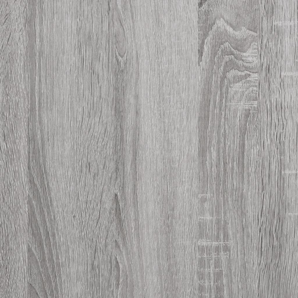 Banc de rangement sonoma gris 82x42x46 cm bois d'ingénierie - XIOS