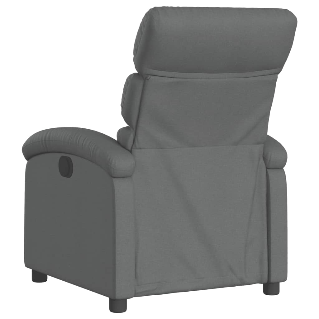 Fauteuil inclinable électrique Gris foncé Tissu - XIOS