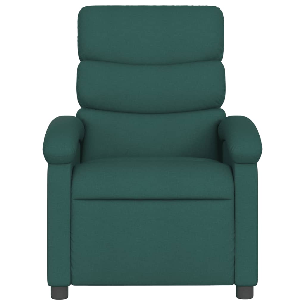 Fauteuil inclinable électrique Vert foncé Tissu - XIOS