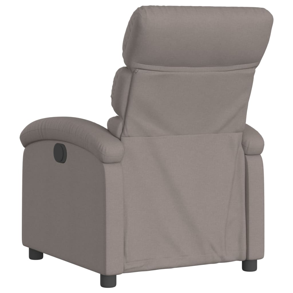 Fauteuil inclinable électrique Taupe Tissu - XIOS