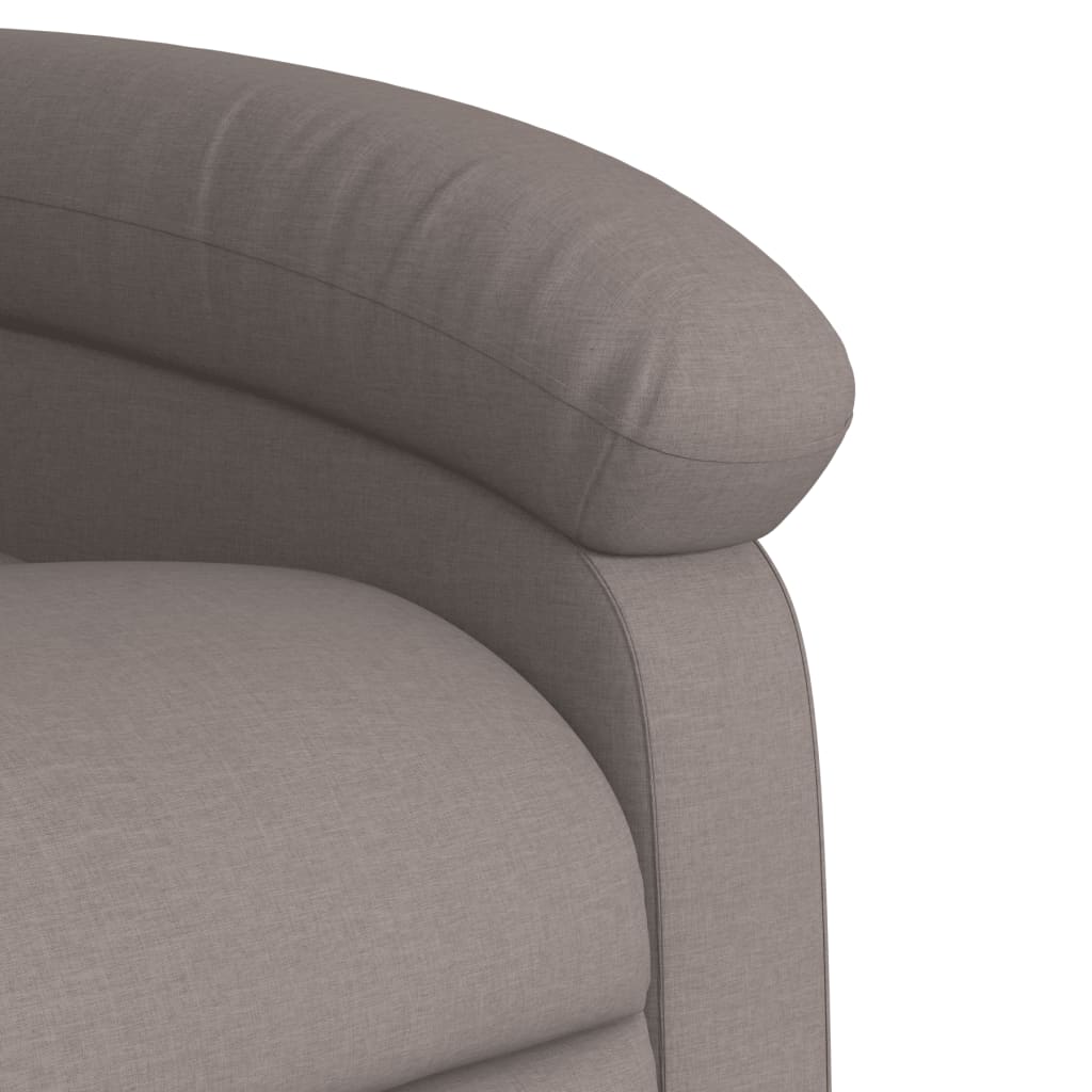 Fauteuil inclinable électrique Taupe Tissu - XIOS