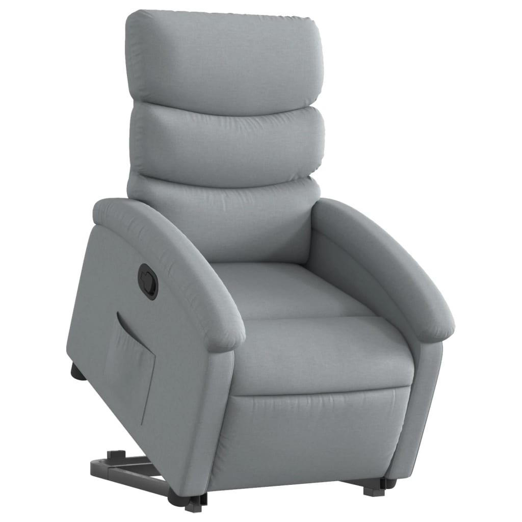 Fauteuil inclinable Gris clair Tissu - XIOS