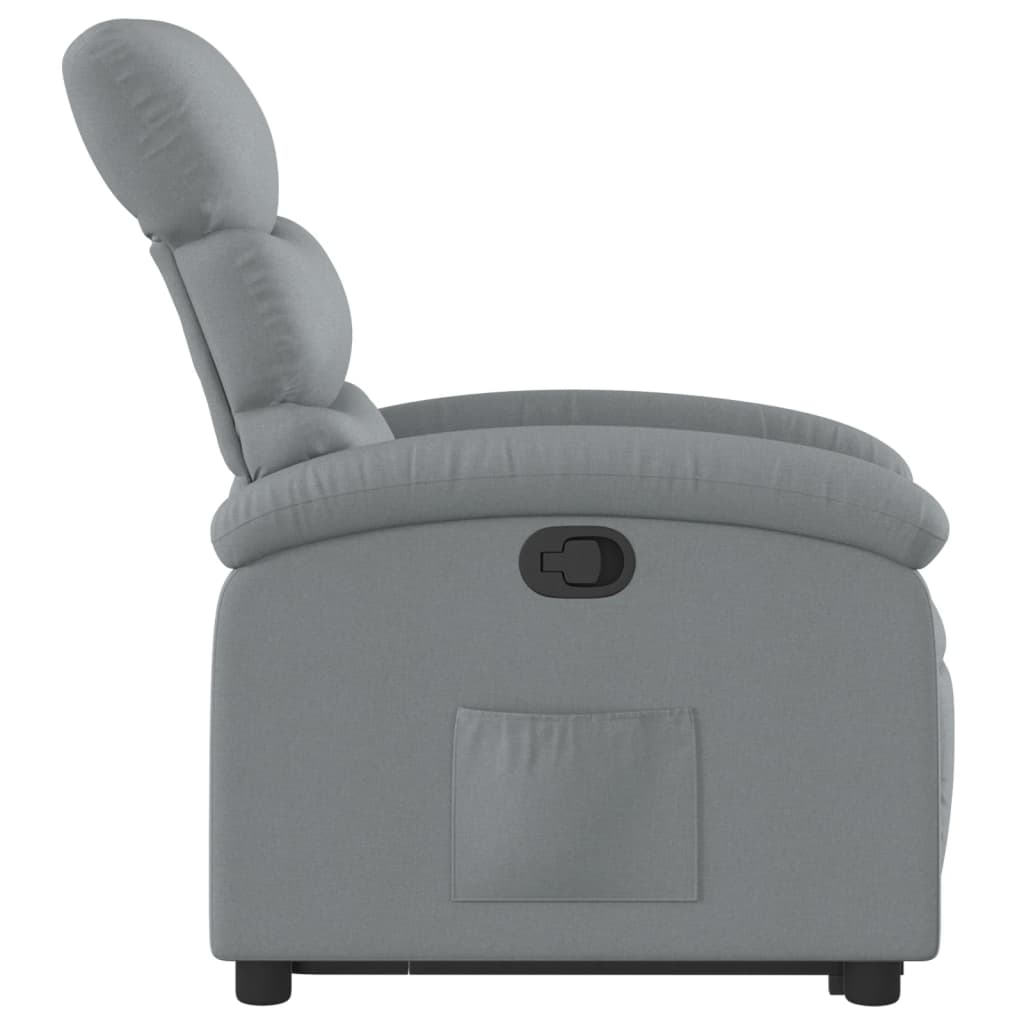 Fauteuil inclinable Gris clair Tissu - XIOS